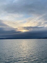 Fototapeta premium sunset over the sea