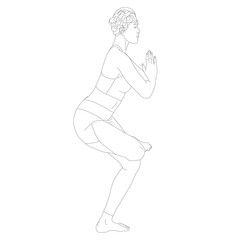 moon yoga posture pose