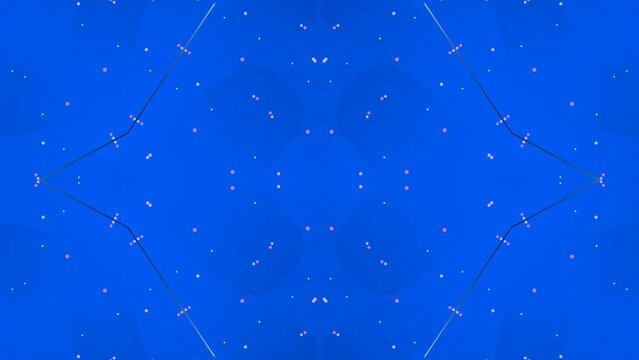 abstract vivid color digital kaleidoscope mandala motion design.  animated wall energy dance sequence digital seamless smoke background
