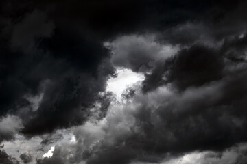 Naklejka na ściany i meble Dramatic Storm Clouds