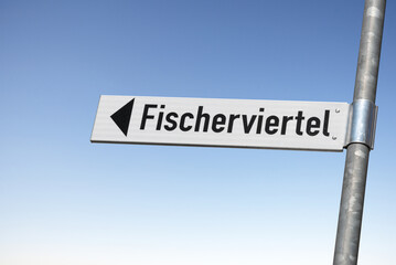 Ulmer Fischerviertel, Wegweiser, Schild