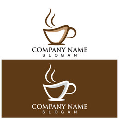 coffee cup icon vector illustration template design