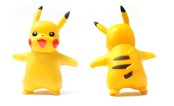 Goi&acirc;nia, Brazil - June, 23, 2022: Pikachu. Figure toy character.
