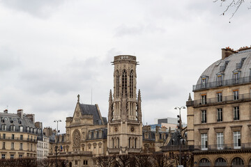 Fototapeta na wymiar view of the palace of paris city