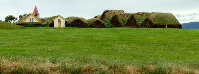 Old icelandic homes