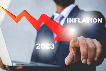 Inflation 2023 concept