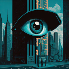 The Art of surveillance capitalism - obrazy, fototapety, plakaty