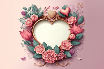 Valentines day posters stock illustration Valentine's Day - Holiday, Valentine Card, Heart Shape, Love - Emotion, Frame - Border