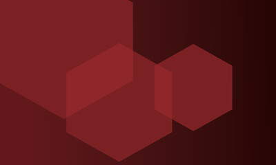 maroon abstract background with transparent hexagons. can be used for banners, templates, and others