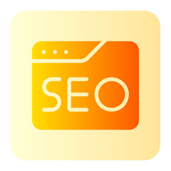 seo gradient icon