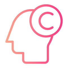 conceptual gradient icon