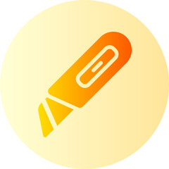 cutter gradient icon
