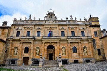 Fototapeta na wymiar the Certosa Padula or San Lorenzo Padula Italy