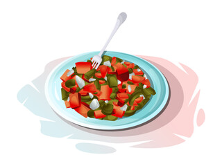 Latin American dish - salad