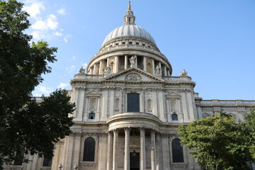 Fototapeta na wymiar Church Saint Paul´s Cathedral in London, England Great Britain
