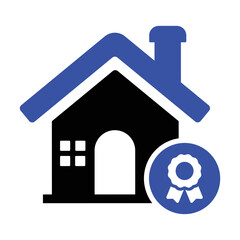 Real Estate Offer Icon in Flat Style