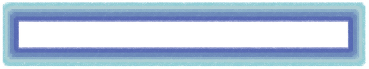 illustrazione con cornice di rettangoli in toni di blu su sfondo trasparente - obrazy, fototapety, plakaty