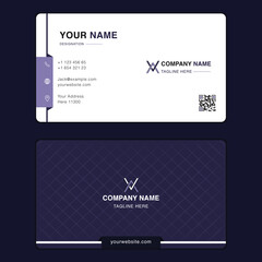 Modern and simple business card template professional