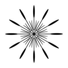 sternsörmige figur mit zwölf strahlen