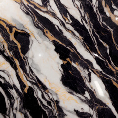 detailed marble black with gold and white, AI generated