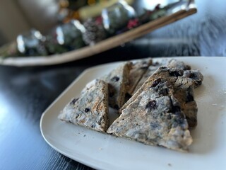 Blueberry Rosemary Gluten Free Scone