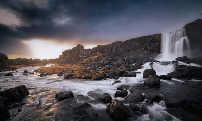 Cascada Oxararfoss Iceland // Oxararfoss waterfall Iceland