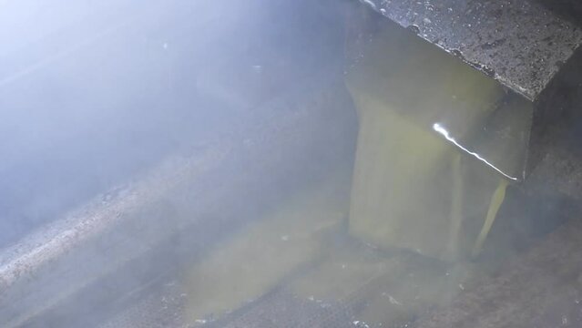 Extra virgin olives oil mill factory in Setif, Algeria.