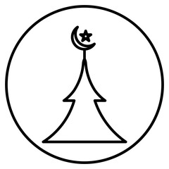 mosque minaret icon