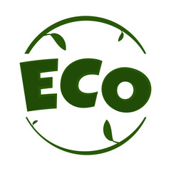 emblem of vegetable eco-product