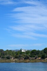 Fototapeta na wymiar Ria Formosa Natural Park, Olhao, Algarve, Portugal