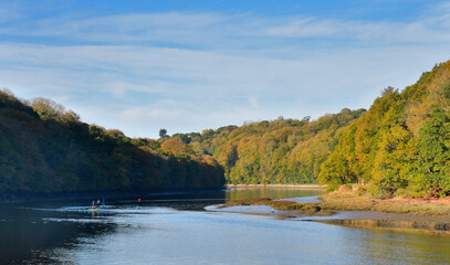 Les berges du Léguer à Lannion en Bretagne