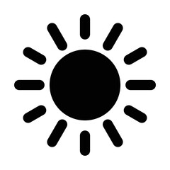 Sunny Day Icon In Dualtone Style