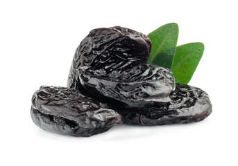Prune isolated on white background