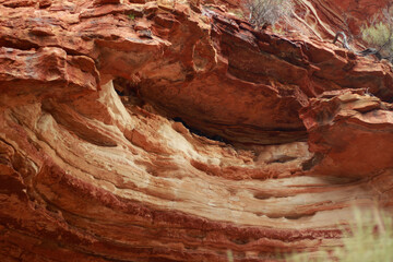 Red rocks and waterfalls - Kalbarri National Park, Western Australia 