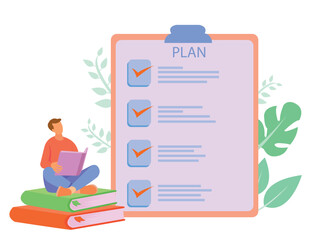 Obraz premium Management concept. Successful business project planning, development and scheduling. Management and marketing strategy development, leadership and coordination