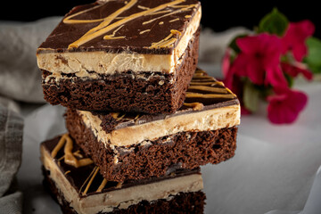 Peanut-butter chocolate bar dessert
