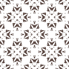 Geometric pattern. Seamless vector background. Ethnic graphic design.