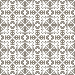 Fototapeta premium Geometric pattern. Seamless vector background. Ethnic graphic design.
