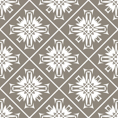 Geometric pattern. Seamless vector background. Ethnic graphic design.