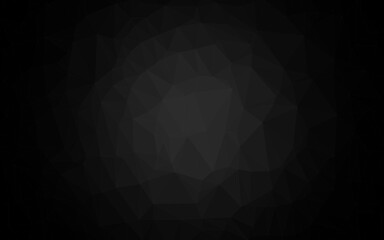 Obraz premium Dark Silver, Gray vector polygonal template.