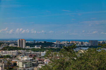沖縄・宜野湾嘉数高台公園から見える風景

