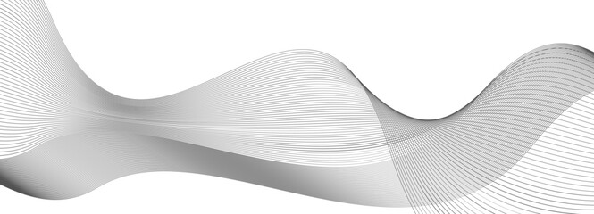 futuristic Line stripe pattern on white Wavy background. abstract modern background futuristic graphic energy sound waves technology concept design