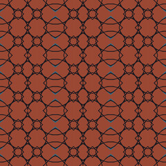 Naklejka premium Geometric pattern. Seamless vector background. Ethnic graphic design.