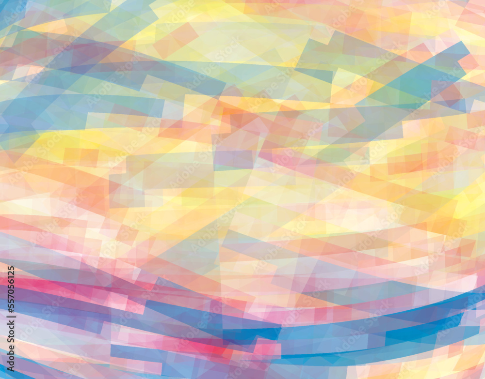 Poster Abstract multicolor artistic background. Vector graphics
