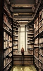 Obraz premium Library