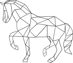 Transparent PNG HORSE line art