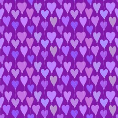 Cartoon paint valentines hearts seamless balloons pattern for birthday gift box and kids clothes print and fabrics