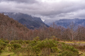 Alto de Panderrueda in The Picos de Europa National Park in Spain