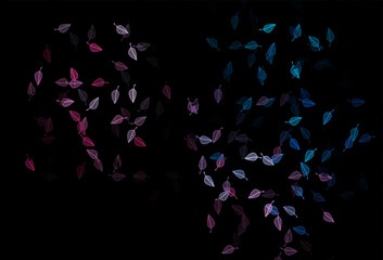 Dark Blue, Red vector sketch background.