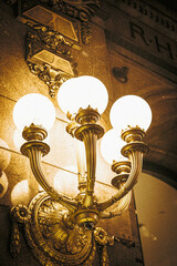 NYC Golden Vintage Lights